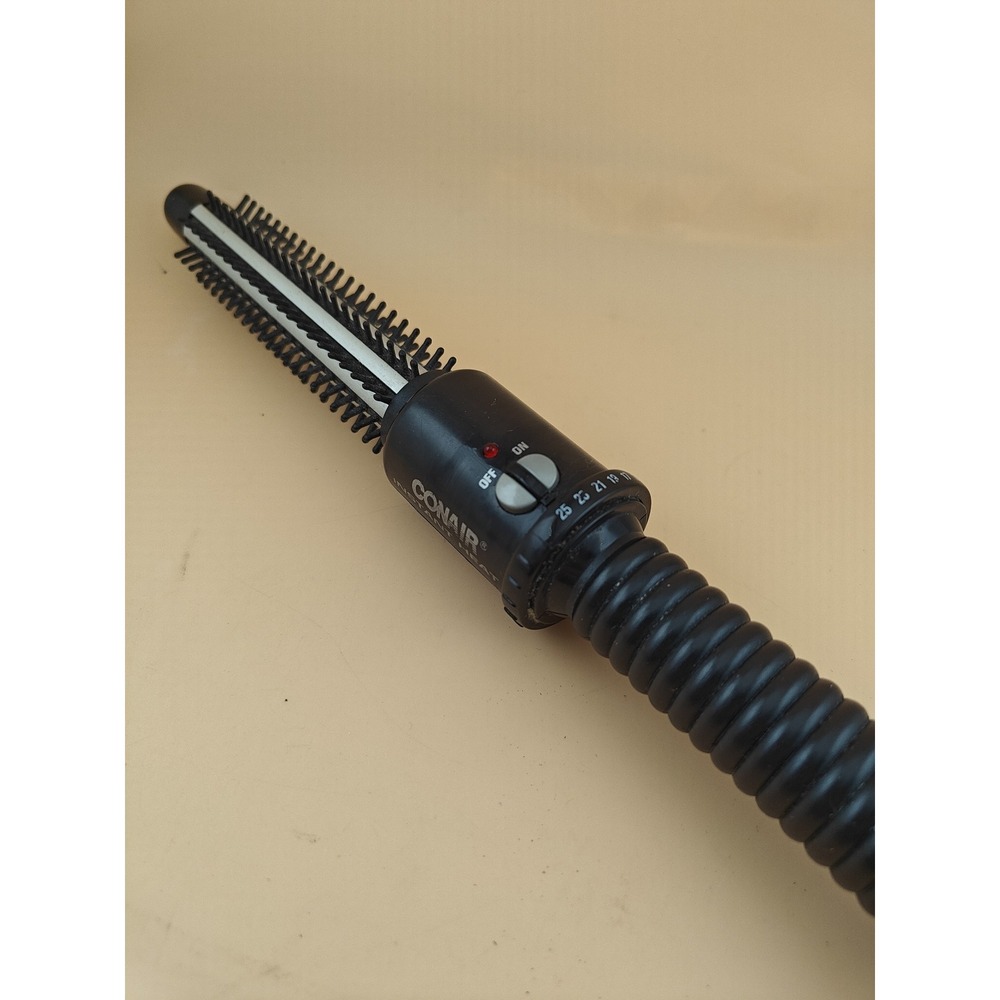 Conair Curling Iron Brush 3/4 Inch Instant Heat 25 Settings Hair Styler